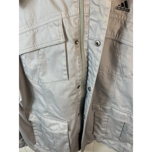 Adidas Gray Mod Oasis Style Coat. Size XL - Picture 5 of 6